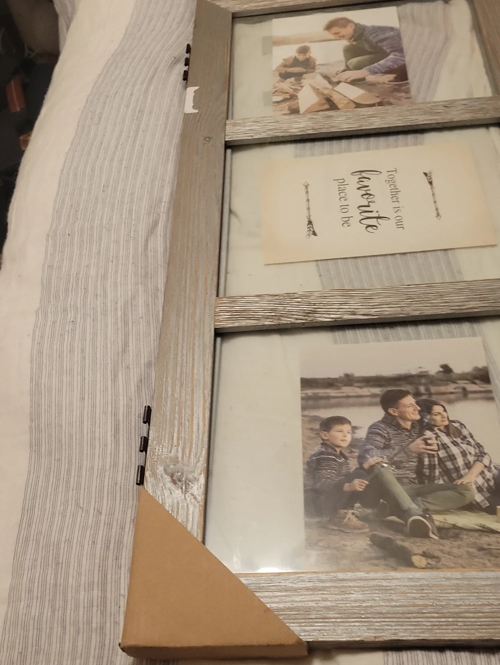 Farmhouse Style/NWT/ Long -OR -TALL Window Pane 3 Picture Frame/Stunner